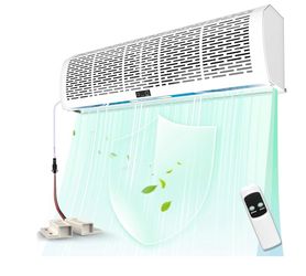 NEW! 36” Air Curtain Fan, Wall Mounted Air Door, Magnetic Door Switch, Dual Speed Control 1527 CFM
