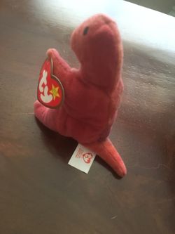 Rex the Tyrannosaurus Tennie Beanie Baby. $6.