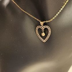 Authentic 18K Saudi Gold Necklace w/ Pendant/ Perfect Gift