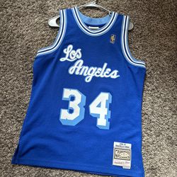 Shaquille o Neal Throwback Mitchell & Ness Laker Jersey 