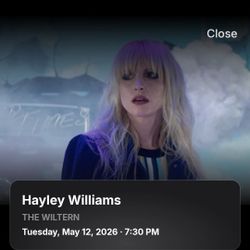 Haley Williams LA Show Tickets