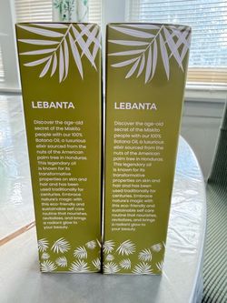 Lebanta 100% Batana Oil – Set of 2