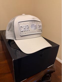 CHRISTIAN ROSE TRUCKER HAT NEW