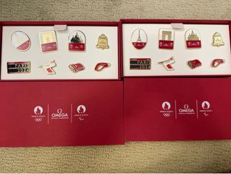 Omega collectible, 2024 Paris Olympic pins