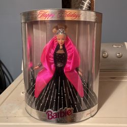1998 Happy Holidays Special Edition New In Original Box Barbie