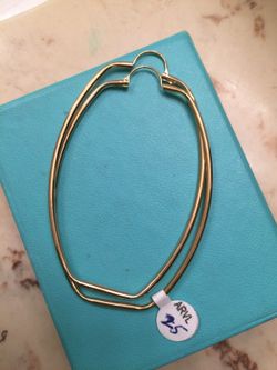 Gold plated earrings