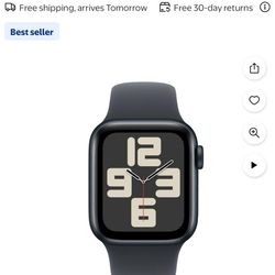  APPLE  WATCH (MR9X3LL/A) APPLE  WATCH SE 40MM  MIDNIGHT  AL  (BRAND NEW)