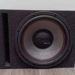 15" DS18 Subwoofer + Atrend Woofer Enclosure... VERY LOUD & CLEAR BASS!