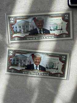 $2 Dollar Bills (Donald Trump)