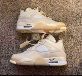 Off-White x Air Jordan 4 Retro SP 'Sail' | Size 5Y