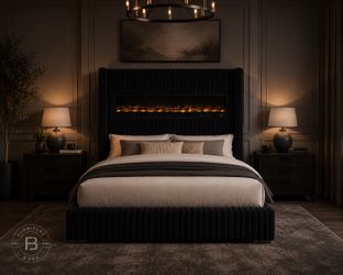 🔥 KING SIZE FIREPLACE BED - ONLY $650 🔥