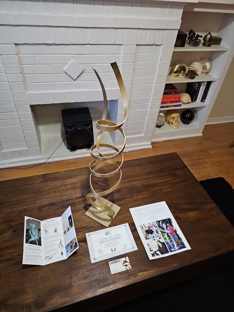 Authentic, 30 ins, tall! Jon Allen Abstract Metal Sculpture, No Two Are Alike!