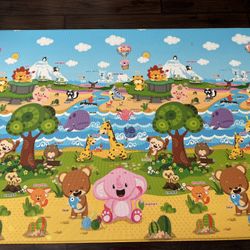 Baby Care Play Mat – Medium (73” x 49”) – Pinko & Friend