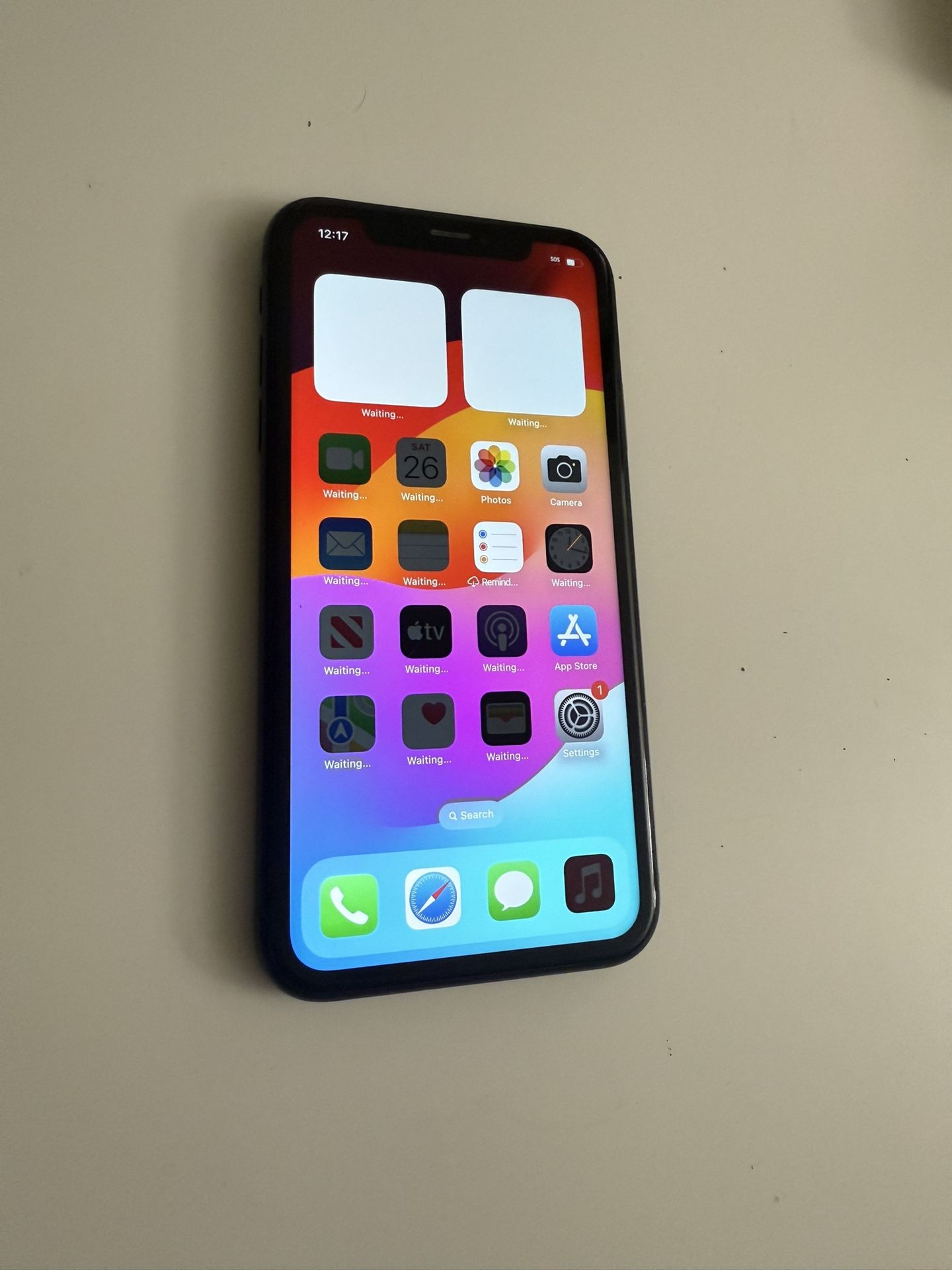 iPhone XR 64gb Unlocked (back glass crack)