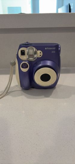 Purple Polaroid 300 Instant Camera