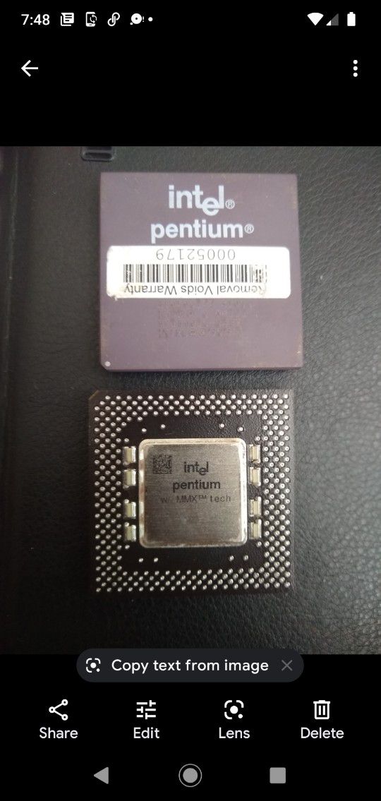 INTEL PENTIUM GOLD PIN CERAMIC (3 DIF.PC)