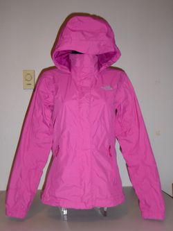 THE NORTH FACE WOMEN'S HYVENT WATERPROOF JACKET HOT PINK SIZE EXTRA SMALL