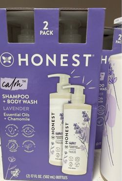 8 2 PACK’s Honest  Lavender Baby shampoo & Body wash
