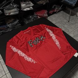 Chrome Matty Boy Form Jersey Long Sleeve Red
