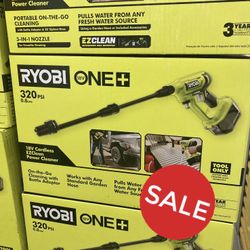 Pressure Washer. 18v. 320PSI. Brand New/factory Sealed Box.  See Photos For Details. $75 Each.