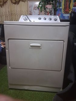 White Front-Load Clothes Dryer