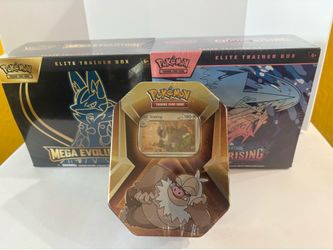 Two seeled etbs and one sealed tin