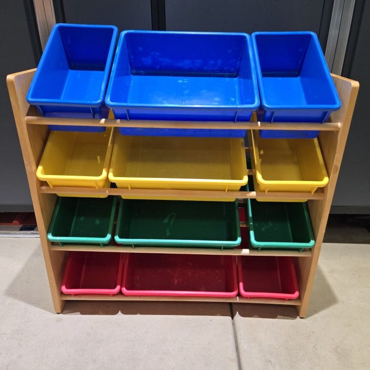 Battat 4-Tier Toy Storage Bin