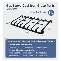 Cast Iron Gas Stove Grate Parts
