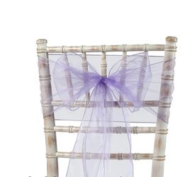 Lavender Chair Sash Tie 