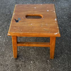 Small Wooden Stool 