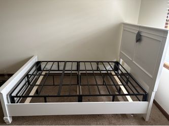 White Bed Frame (FULL SIZE)