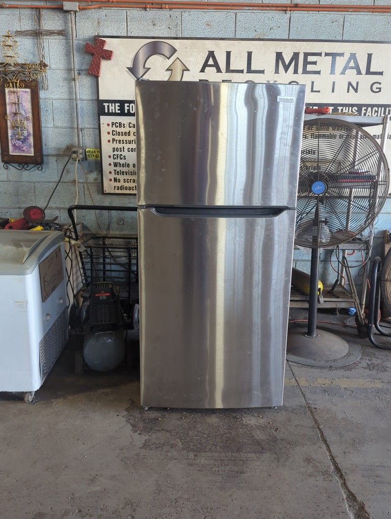 Stainless Steel Frigidaire Refrigerator 