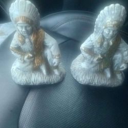 Native american statues