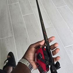 Antique Fishing Rod And Reel 