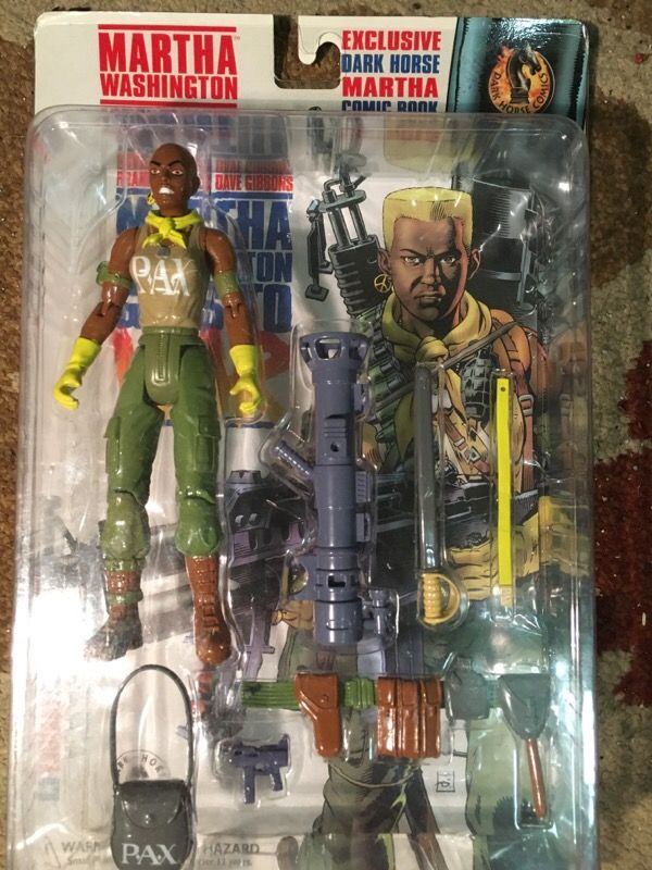 Martha Washington bald variant action figure