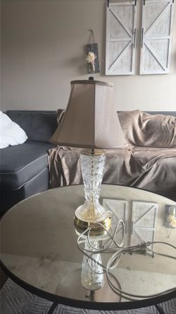 Crystal Antique vintage lamp