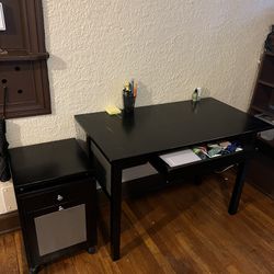  Desk And Filing Cabinet Set