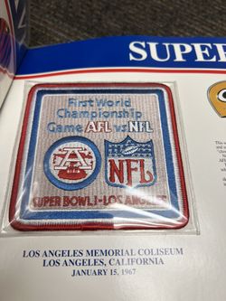 NFL Super Bowl Patch Collection Football Memorabilia Mancave Gift Jersey  Emblem Willabee & Ward 50+ for Sale in Carmichael, CA - OfferUp