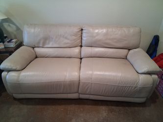 Recliner couch $75, Chairs $25