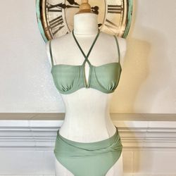 TFY Collection Olive Bikini Set