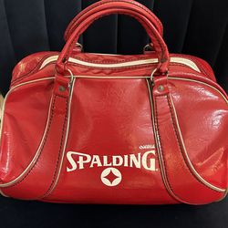 Vintage Spalding & GHO leather bag 