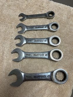 Matco Stubby Ratcheting Combination Wrenches