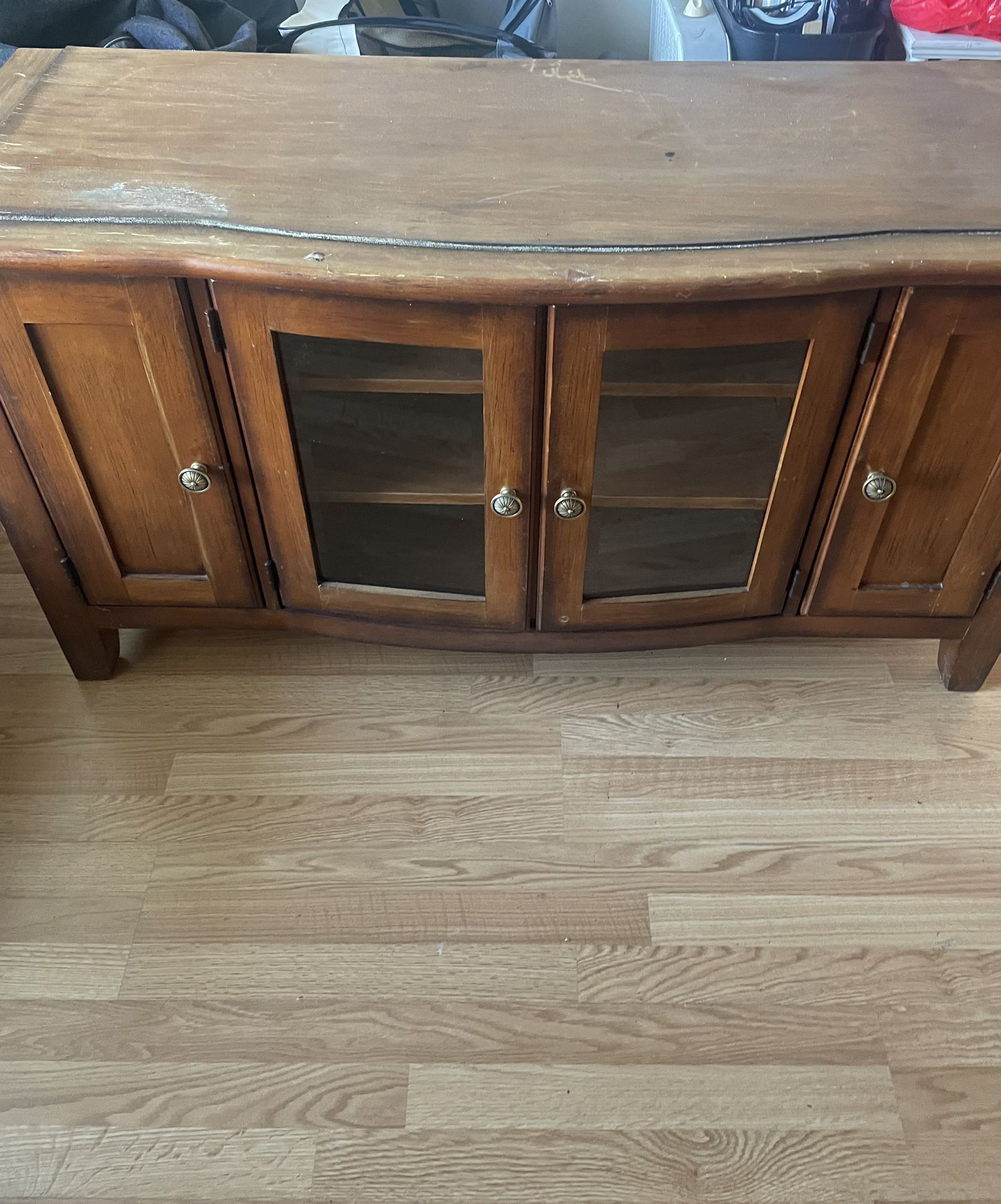Wood Accent Cabinet