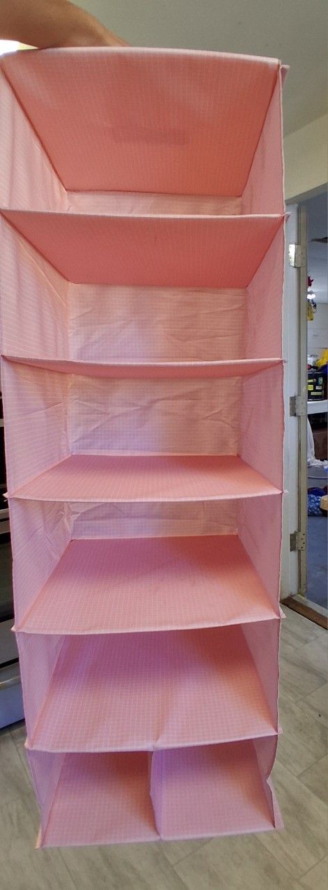 Pink Closet Organizer 