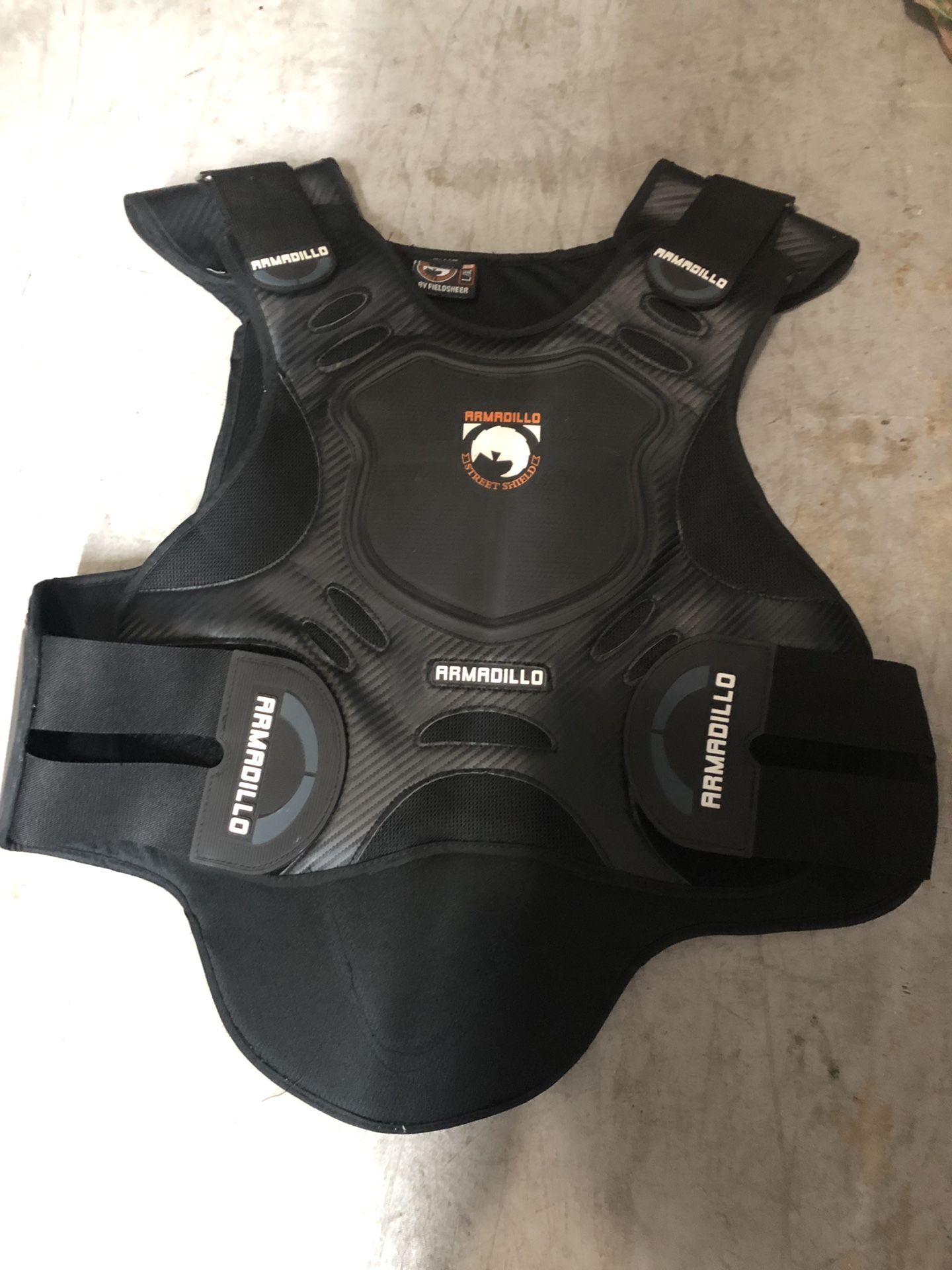 New Motorcycle Vest with chest and back protection (L/XL)