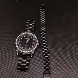 Longines style Watch and bracelet
