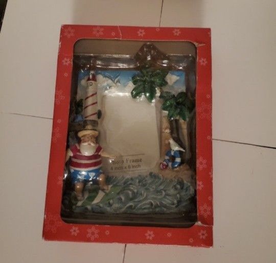 Beach Theme Tropical Paradise Picture Frame