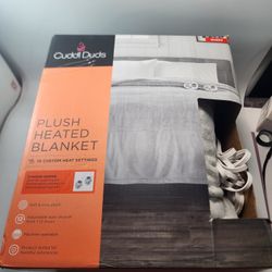 Electric Heated Blanket Queen Size Faux Fur, 10 Hours Auto Shut Off 9 Heating