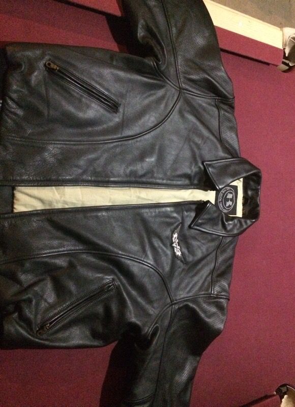 Leather Motorcycle jacket Kawasaki