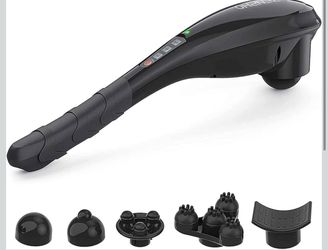 RENPHO Rechargeable Handheld Back Massager, Cordless Electric Neck Massage Tool for Shoulder, Foot, Leg, Calf